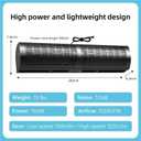 36" Home Wall-Mounted Air Curtain, Blocks Insects & Bugs from Entering, Dual-Speed Strong Air Curtain with Auto Door Magnetic Switch, Black