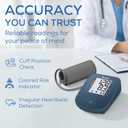 Beurer BM25 Upper Arm Blood Pressure Monitor for Home Use, Fully Automatic, Arrhythmia Detection, Cuff Fit Control, Color Risk Indicator, App Tracking, Battery or USB-C Power