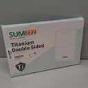 Titanium Cutting Board for Kitchen, Cutting Board Double Sided Food Grade, Pure Titanium/PP, Easy to Clean Large Size 1611 (15.6"L x 10.8"W, Silver)