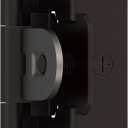 Amerock | Double Demountable Cabinet Hinge | 1/2 inch (13mm) Overlay Hinge | Oil Rubbed Bronze | 2 Pack | Self-Closing Hinge | Cabinet Door Hinge