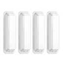 CLYMENE 4 Pack Light Switch Cover Guard, Child Proof Wall Switch Cover Keeps Your Lights or Switches from Getting Accidentally Turned ON or OFF, Toggle Style (White)