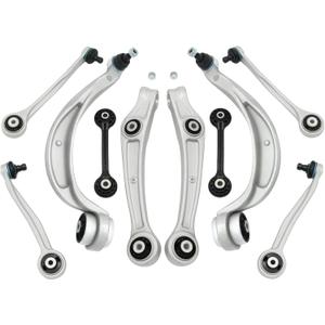 Front Lower Upper Control Arm Compatible With 2011 Audi A4/Quattro A5/Quattro Q5 S4