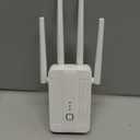 WiFi Extender Signal Booster for Home: Internet Repeater Long Range Covers Up to 45+ Devices (White, XL)