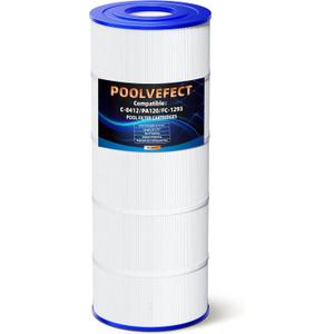 Pool Filter Cartridge Replacement Compatible with Hayward C1200 CX1200RE,Pleatco PA120, Unicel C-8412, Filbur FC-1293, Ultra-B2, Clearwater II 125, 120 Sq.Ft, 23-5/16"x8-15/16, 1 Pack