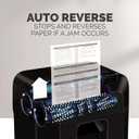 Fellowes AutoMax 100MA 100-Sheet Micro-Cut Autofeed 2-in-1 Paper Shredder for Office/Small Office