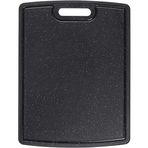 Dexas PolyDuO Reversible Cutting Board, 11 x 14.5 Inches, White and Midnight Granite