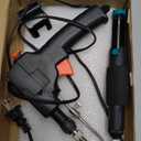 Toolour Soldering Gun Kit 5 in 1 Soldering Iron Kit 60W Industrial Automatic Solder Feeding Hand-held Welding Gun with Solder Wire for Electronic Desoldering Rework PCB Repair Home DIY