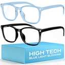 livho Blue Light Blocking Glasses, Computer Reading/Gaming/TV/Phones Glasses for Women Men,Anti Eyestrain & UV Glare