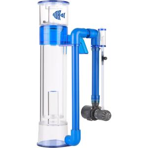 IOAOI Hang On Back Protein Skimmer for Saltwater Aquariums up to 70 Gallons, HOB, External, DC Water Pump, Not for Rimmed