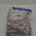 MIULEE 100% Blackout Linen Textured Curtains for Bedroom Solid Thermal Insulated Natural Beige Grommet Room Darkening Curtains & Drapes Luxury Decor for Living Room Nursery 52 x 120 Inch (2 Panels)