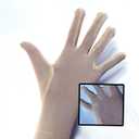 3 x Unicorns Poop Glitter Nude Flexible Stretch Mesh Sheer Gloves in Beige, Tan, Brown; Opera Length; Unisex; One Size Fits All (Beige)