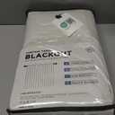 100% Blackout Shield Blackout Curtains for Bedroom 84 Inches Long, Back Tab/Rod Pocket Living Room Drapes, Thermal Insulated Blackout Curtains 2 Panels Set, 50" W x 84" L, Cream