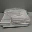 SEE SPRING 12 Pack Shoe Storage Box, Clear Plastic Stackable Shoe Organizer for Closet, Space Saving Foldable Shoe Rack Sneaker Container Bin Holder (Large Fit Size 9)