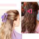 2 x Hair Claws 16 Pcs Hair Clips for Women Thin Thick Curly Hair Large and Small Matte Banana Clips Strong Hold Nonslip
