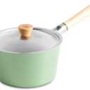 Nordic Ware Cardamom Ceramic Nonstick 3 Quart Saucepan with Lid