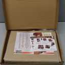 TESLYAR Wood Phone Docking Station for Men - Desk or Nightstand Organizer - Birthday Gifts for Husband, Dad - Anniversary Idea from Wife - Key Holder, Stand Wallet, Watch & Essentials (Granite Black)