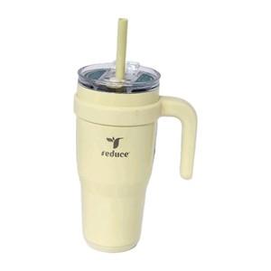 Reduce Tumbler 24 oz Cold Vacuum Insulated Stainless Steel Straw French Vanilla
