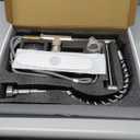 OWOFAN Kitchen Faucet with Pull Down Sprayer Brushed Nickel Stainless Steel 1 Handle Pull Out Spring Sink Faucets 1 Hole Or 3 Hole Dual Function for Farmhouse Camper Laundry Utility Rv Wet Bar