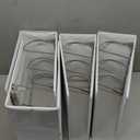 Amazon Basics 3 Ring Binders, 6 Inch, 4 Pack, D-Ring Organizer for School, Home Office, White