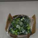 4 Pack Artificial Eucalyptus Garland, 5.5ft Faux Eucalyptus Vines with Lifelike Silver Dollar Leaves, Handmade Greenery Garland for Wedding Arch Decor, Table Runner, Home Party Backdrop