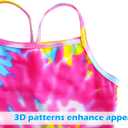 Snowheart Girls Swimsuit One-Piece Bathing Suits Multicolor Kids Sport Summer Beach Swimwear for 2-12 Years Old