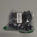 2 Pieces Hair Snood Net, Women's Bun Cover Hairnet Satin Bow Barrette French Clips Ribbon Flower Hair Accessories for Stewardess Banks Hotels Restaurant Staff (Black)