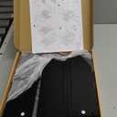 Bamboo 2 Tier Fruit Basket for Kitchen Counter, Large Capacity Fruit Storage Countertop, Fruit Holder, Wood Pantry Organizers and Storage, Kitchen Countertop Organizer With 2 Banana Hangers (Black)