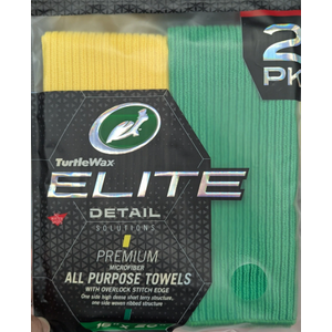 Turtle Wax Elite All Purps 2 Pack Microfiber Towel