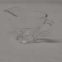 XANADU Mini Gravy Boat Creamer Glass Milk Frothing Pitcher Set of 2, 7 OZ Carafe for Coffee, Sauce, Gravy, Syrup, Milk