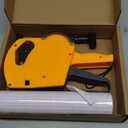 MX-5500 8 Digits Price tag Gun with 5000 Sticker Labels and 5 Ink Refill, Label Maker Pricing Gun Kit Numerical Tag Gun for Grocery Retail Store & Office,Organization Marking Price tag Gun (Yellow)