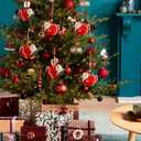 2 Pcs Christmas Ornament Tree Decorations 3D Resin Funny Santa Claus Hanging Ornaments with Design for Indoor and Outdoor Christmas Trees Pendant Holiday Decor (Styl 1)