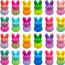 24 Pack Prefilled Easter Eggs with Easter Bunny Slow Rising Squishy Toys Inside Toys for Kids Girls Boys Easter Basket Stuffers Gifts Party Favors