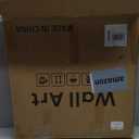 Framed Neutral Abstract Wall Art for Living Room, 4 Piece Modern Black Brown Geometric Canvas Paintings Artwork for Walls-Minimalist Pictures for Hallway Dining Room Bedroom Office Wall Decor