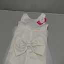 JerrisApparel Flower Girls Dress Wedding Satin Dresses Princess Birthday Party Prom Ball Gown (5-6 Years, White)