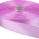 Single-Faced Sash Lilac Ribbon - 3/4 Inch x 50 Yards Bulk Roll - Decorative Gift Wrapping, Crafting, Hair Bows, Wedding Party Decorations
