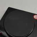 Elite Gourmet ESB-301BF# Countertop Single Cast Iron Burner, 1000 Watts Electric Hot Plate, Temperature Controls, Power Indicator Lights, Easy to Clean, Black