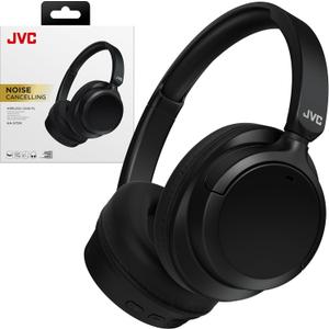 JVC Over Ear Wireless Active Noise Cancelling Headphones - Bluetooth 5.3 - Ambient Mode, 3 Audio Modes, Soft Comfort Pads, 35 Hr Battery, Foldable & Lightweight  Mic- Travel & All-Day Wear - HA-S75N