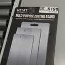 Titanium Cutting Board Set of 3, 100% Pure Titanium Cutting Boards for Kitchen, Non-Toxic, Double-Sided Chopping Boards for Raw & Cooked Food, Handles Included, Dishwasher Safe(S+M+L)