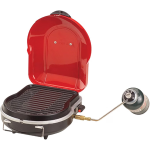 Coleman Fold 'N Go Portable Propane Grill, Lightweight Gas Grill, 6,000-BTU