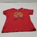 Ripped Sexy Busty Big Boobs T-Shirt, XL, Red