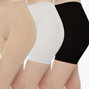 INNERSY Women's Slip Shorts for Under Dresses High Waisted Summer Shorts 3-Pack S