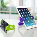 Honsky Cell Phone Stand Holder 2-Pack,Thumbs Up Lazy Phone Stand,Universal Adjustable Flexible Dock for All Phones & Tablets,Cute Stocking Stuffer Gift for Teen Girls,Purple (for 4"-10")