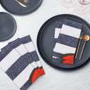 RUVANTI Cloth Napkins Set of 6 Cotton 100%, 18x18 Inches Napkins Cloth Washable, Soft, Absorbent. Cotton Napkins for Parties, Christmas, Thanksgiving, Weddings, Dinner Napkins Cloth - Watermelon