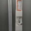 Curtain Track, Ceiling Curtain Track for Room Divider, Ceiling Mount Rail Set with Roller Hooks, White, 3ft - 6ft