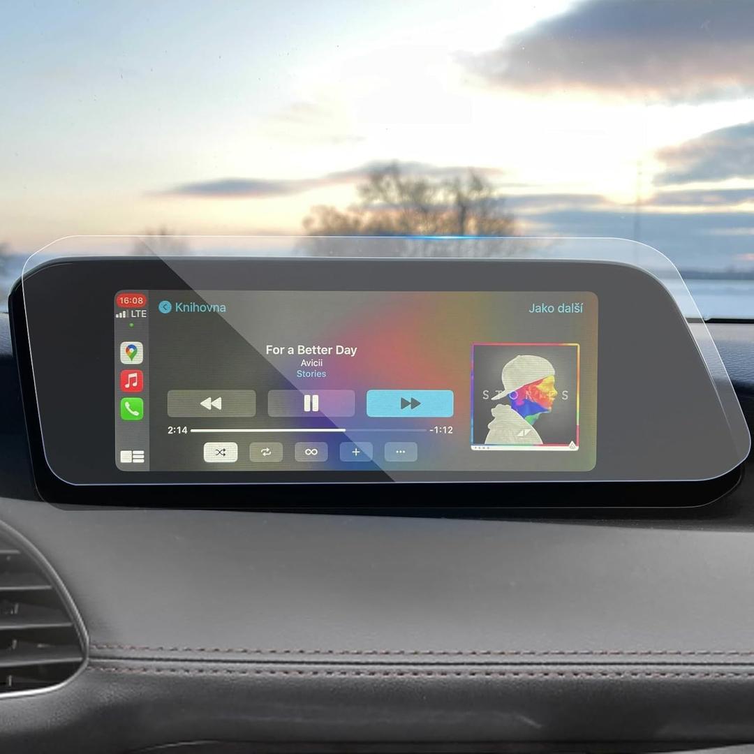 TTCR-II Compatible with MAZDA3 Screen Protector Matte 2019-2024 2025 2026 and for Mazda CX-30 Screen Protector 2020-2024 2025 2026, for Mazda 3 and CX-30 Anti-Glare Touchscreen Film 8.8 Inch
