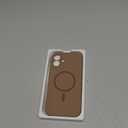 EXZLLEN Magnetic for iPhone 16 Plus Case, Compatible with MagSafe, Full Camera Protection, Military-Grade Protection Silicone 3.0mm Thicken Phone Cover for 16 Plus 6.7", Desert Brown