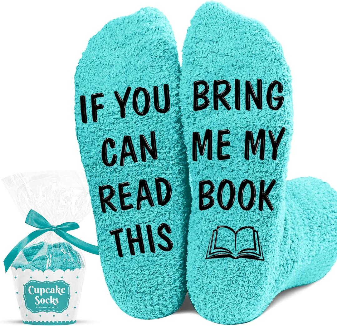 Book Lovers Gifts, Funny Reading Socks for Book Lovers, Cute Gifts for Readers Women, Ideal gifts Socks For Reader