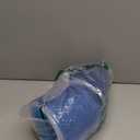 QCQHDU Self Watering Hanging Pots, 2 Pack 7.2 Inch Hanging Planters for Plants Indoor, Outdoor Plant Hanger Flower Pots with Drainage Holes and 3 Hooks Chains for Garden Home (Klein Blue)