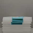 Sterilite 6-Pack Clip Box, Stackable Clear Plastic Bins with Latching Lids, Small - Writing, Arts or Crafts Supplies Storage Containers for Home, Office, Classroom and Workshop Organization