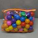 Vanland Ball Pit Balls for Baby and Toddler Phthalate Free BPA Free Crush Proof Plastic - Multicolored Pit Balls in Reusable Play Toys for Kids with Storage Bag, 100 Balls